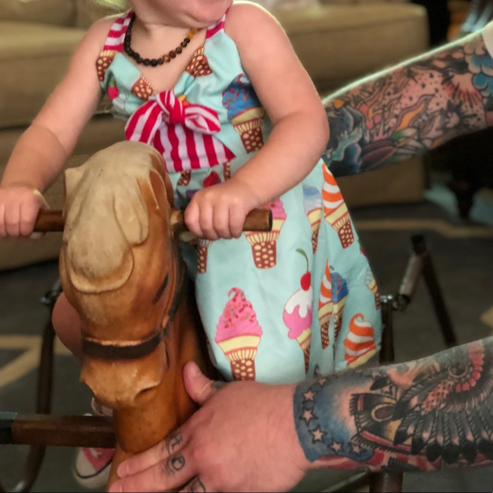Ice cream dress, toddler size 1-2 years (90)